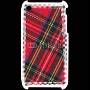 Coque iPhone 3G / 3GS Mode tissus écossais rouge