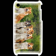 Coque iPhone 3G / 3GS Groupe de 5 chiens Border Collie
