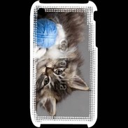 Coque iPhone 3G / 3GS Chaton et pelote de laine