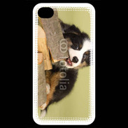 Coque iPhone 4 / iPhone 4S Chiot bucheron