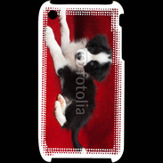 Coque iPhone 3G / 3GS Chiot noir et blanc 5