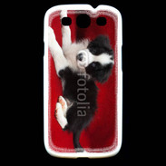 Coque Samsung Galaxy S3 Chiot noir et blanc 5