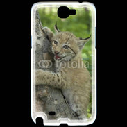 Coque Samsung Galaxy Note 2 Bébé Lynx