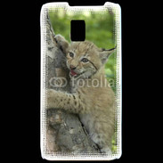 Coque LG P990 Bébé Lynx