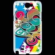 Coque Samsung Galaxy Note 2 Peace and love 5