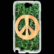 Coque Samsung Galaxy Note 2 Paix et herbe