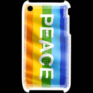 Coque iPhone 3G / 3GS Rainbow peace 5