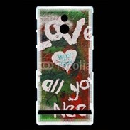 Coque Sony Xperia U Love is all you need