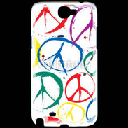 Coque Samsung Galaxy Note 2 Symboles de paix 2