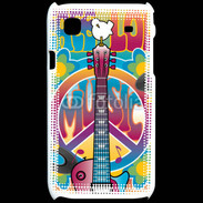 Coque Samsung Galaxy S Peace love music 3