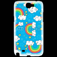 Coque Samsung Galaxy Note 2 Ciel Rainbow