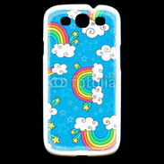 Coque Samsung Galaxy S3 Ciel Rainbow