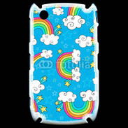Coque Black Berry 8520 Ciel Rainbow