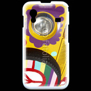Coque Samsung ACE S5830 Voiture Hippie style