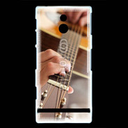 Coque Sony Xperia U Guitariste 1