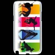 Coque Samsung Galaxy Note 2 Set break dancers 