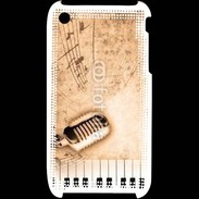 Coque iPhone 3G / 3GS Dirty music background