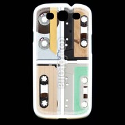 Coque Samsung Galaxy S3 Music audio tape vintage