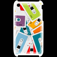 Coque iPhone 3G / 3GS Cassette audio couleur 1