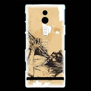 Coque Sony Xperia U Illustration trompettiste 