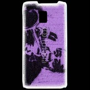 Coque LG P990 Trompettiste graffiti