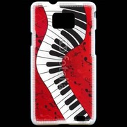 Coque Samsung Galaxy S2 Abstract piano 2