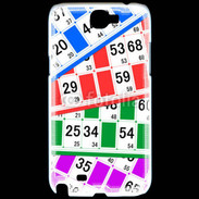 Coque Samsung Galaxy Note 2 Cartes de loto 5