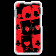 Coque Samsung ACE S5830 Cartes rouges et noires 5