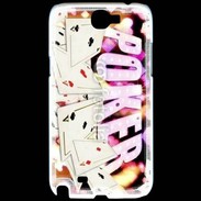 Coque Samsung Galaxy Note 2 Poker and fire 1