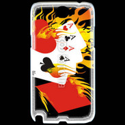 Coque Samsung Galaxy Note 2 Cartes et feu