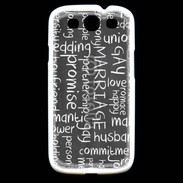 Coque Samsung Galaxy S3 Mariage gay 2