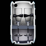 Coque Black Berry 8520 Coupe de champagne gay
