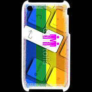 Coque iPhone 3G / 3GS Gay keyboard