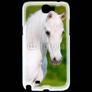 Coque Samsung Galaxy Note 2 Portrait cheval blanc 10