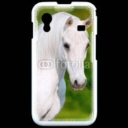 Coque Samsung ACE S5830 Portrait cheval blanc 10