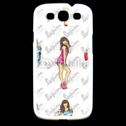 Coque Samsung Galaxy S3 Illustration fashion girl 2