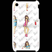 Coque iPhone 3G / 3GS Illustration fashion girl 2