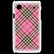 Coque Samsung Galaxy S Déco fashion rose et marron