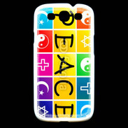 Coque Samsung Galaxy S3 Paix dans toutes les religions
