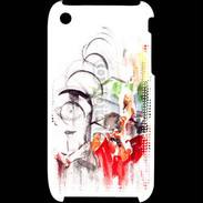 Coque iPhone 3G / 3GS Illustration de cycliste 2