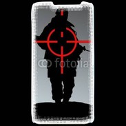 Coque LG P990 Soldat dans la ligne de mire