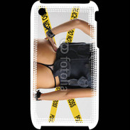Coque iPhone 3G / 3GS Enquête de police sexy