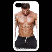 Coque iPhone 4 / iPhone 4S Brun musclé 1