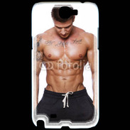 Coque Samsung Galaxy Note 2 Brun musclé 1