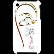 Coque iPhone 3G / 3GS Illustration cheval 5