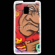 Coque LG P990 Graffiti personnage antipathique