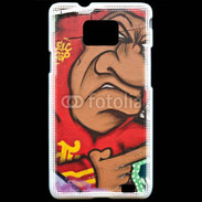 Coque Samsung Galaxy S2 Graffiti personnage antipathique