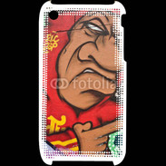 Coque iPhone 3G / 3GS Graffiti personnage antipathique