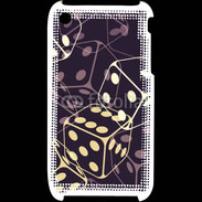 Coque iPhone 3G / 3GS Illustration de dés noirs