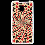 Coque LG P990 Spirale symboles de carte